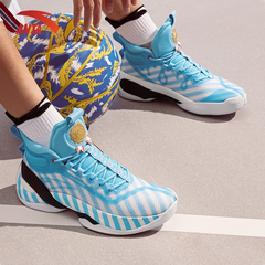 Giày Bóng Rổ Nam Anta Klay Thompson KT7 "Blue Stripe" 812231101-2 - Hàng Chính Hãng