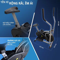 XE ĐẠP ĐA NĂNG Động Lực EVERTOP KPR-4010 - Hàng Chính Hãng