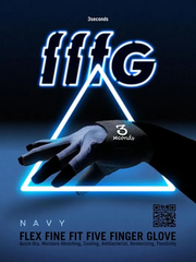 Găng tay bi-a 3 Seconds "Xanh Navy" PR-3GLOVE-06 - Hàng Chính Hãng