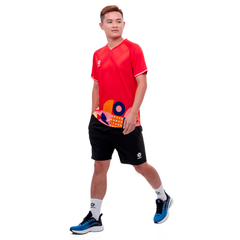 Áo thể thao NAM đội tuyển quốc gia 2024 "Đỏ - Vàng" MJ-AJ1383-02 - Hàng Chính Hãng