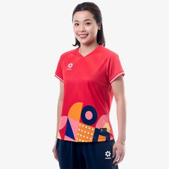 Áo thể thao NỮ đội tuyển quốc gia Việt Nam "Đỏ" WJ-AJ690-02 - Hàng Chính Hãng