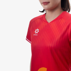Áo thể thao NỮ đội tuyển quốc gia Việt Nam "Đỏ" WJ-AJ690-02 - Hàng Chính Hãng