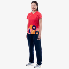 Áo thể thao NỮ đội tuyển quốc gia Việt Nam "Đỏ" WJ-AJ690-02 - Hàng Chính Hãng