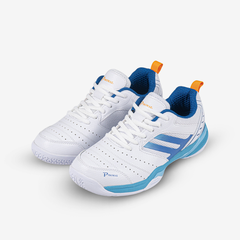 Giày Cầu Lông / Bóng Chuyền Động Lực Promax "White/Blue" PR-240625-02 - Hàng Chính Hãng