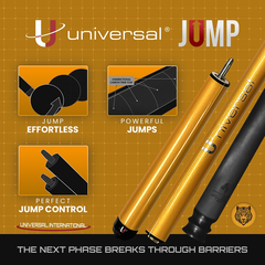 Gậy nhảy bi-a Universal U-Jump "Gold" UJ-03 - Hàng Chính Hãng
