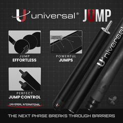 Gậy nhảy bi-a Universal U-Jump "Black" UJ-01 - Hàng Chính Hãng