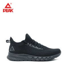 Giày Chạy Bộ Nam PEAK Running "Đen All Black" E29007HDA – Hàng Chính Hãng