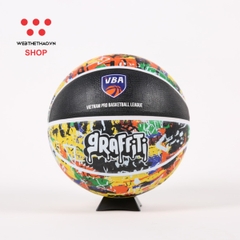 Bóng rổ Spalding VBA Rainbow Graffiti – Outdoor – Size 7 85-034z - Hàng Chính Hãng