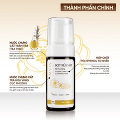 Bọt Rửa Mặt Thảo Dược Trà Hoa Vàng - Golden Camellia Cleansing Foam
