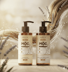 Combo Dầu Gội Mộc - Kem Xả Mộc 300ml Myin
