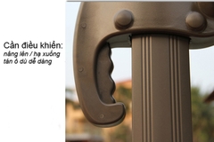 Ô Dù Lệch Tâm Tròn 3m Hợp Kim Nhôm Nâng Hạ