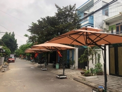 Dù Che Nắng Ngoài Trời Lệch Tâm Vuông 3m