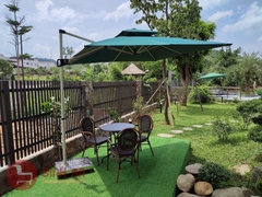 Dù Lệch Tâm Vuông 2m5 Xoay 360 Độ