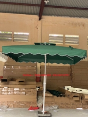 Dù Lệch Tâm Vuông 2m5 Màu Xanh