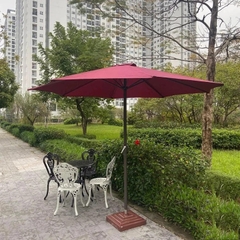 Ô Dù Chính Tâm Sắt 3m Màu Đỏ