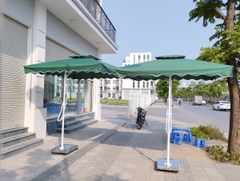 Dù Lệch Tâm Vuông 2m5 Màu Trắng