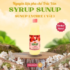 SYRUP SUNUP Lychee (Vải)