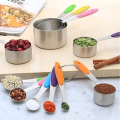 Cup đong inox màu sắc 10c