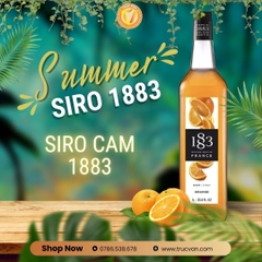 Syrup 1883 Vỏ cam -  Blue Curacao