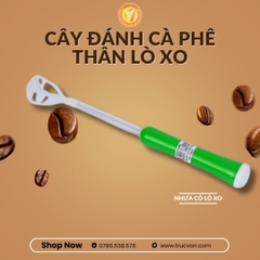Cây đánh café cầm tay bằng nhựa