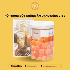 Hộp đựng bột chống ẩm dạng đứng 2,3L