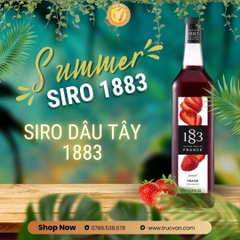 Syrup 1883 Dâu tây