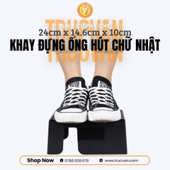 Khay đựng ống hút chữ nhật