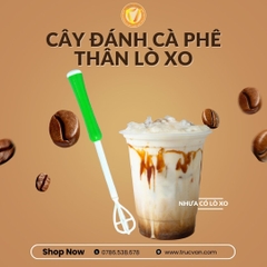Cây đánh café cầm tay bằng nhựa