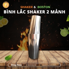 Shaker 2 mảnh  750/600ml