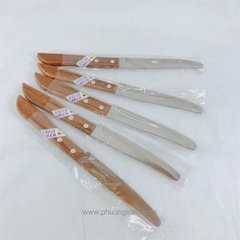 Dao thái nhỏ cán gỗ đầu tròn 502