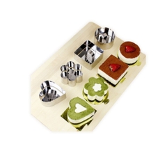 Khuôn ring mousse có nắp 8cm tròn