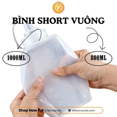 Bình short vuông 800ml