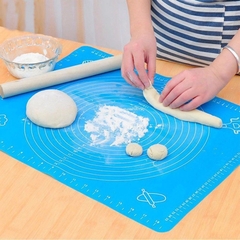 Tấm nhào bột silicon 40x50 - xanh