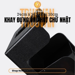 Khay đựng ống hút chữ nhật