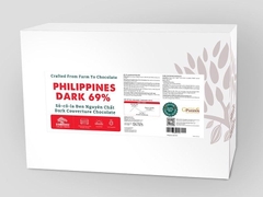 Socola nguyên chất đen Asia 69% CCT nút 1kg