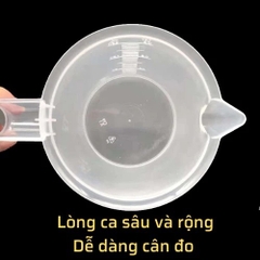 Ca đong có quai 100 ml vạch trắng