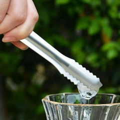 Gắp đá nhỏ 17cm - Kẹp inox gắp thức ăn, gắp chanh, gắp đào, gắp hoa quả, gắp đá, gắp đồ decor pha chế