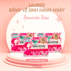 LAURIER BĂNG VỆ SINH HÀNG NGÀY - Romantic Rose 72 miếng