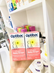 OPTIBAC Men vi sinh - Hồng dạng giọt Drops cho trẻ 0-3 tuổi