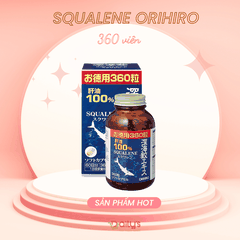 SQUALENE ORIHIRO Viên uống dầu gan cá mập (360 viên)