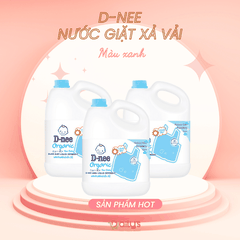 D-NEE Nước giặt xả quần áo em bé 3 lít