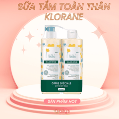 KLORANE - Sữa tắm Pháp dành cho trẻ sơ sinh 500ml (x2)