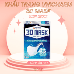 UNICHARM Khẩu trang 3D Nhật Bản
