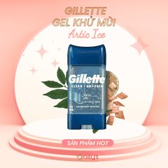 GILLTTE CLEAR+DRI-TECH Gel khử mùi - Arctic Ice 107g
