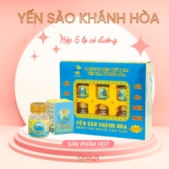 Nước yến Sanvinest dành cho người cao tuổi hộp 6 lọ 70ml