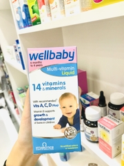 WELLBABY MULTI-VITAMIN LIQUID Siro vitamin và khoáng chất cho trẻ 150ml