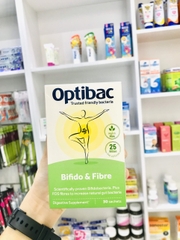 OPTIBAC Men vi sinh - Xanh lá táo bón trẻ em trên 1 tuổi hộp 30 gói