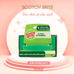 (USA) SCOTCH-BRITE Bàn chải cọ sàn siêu sạch