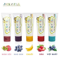 JACK N' JILL BANNA Kem đánh răng Blackcurrant 50g (Màu tím)