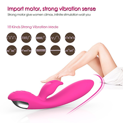 Dương vật giả Vsextoy Ellen máy rung 2 nhánh mềm mịn